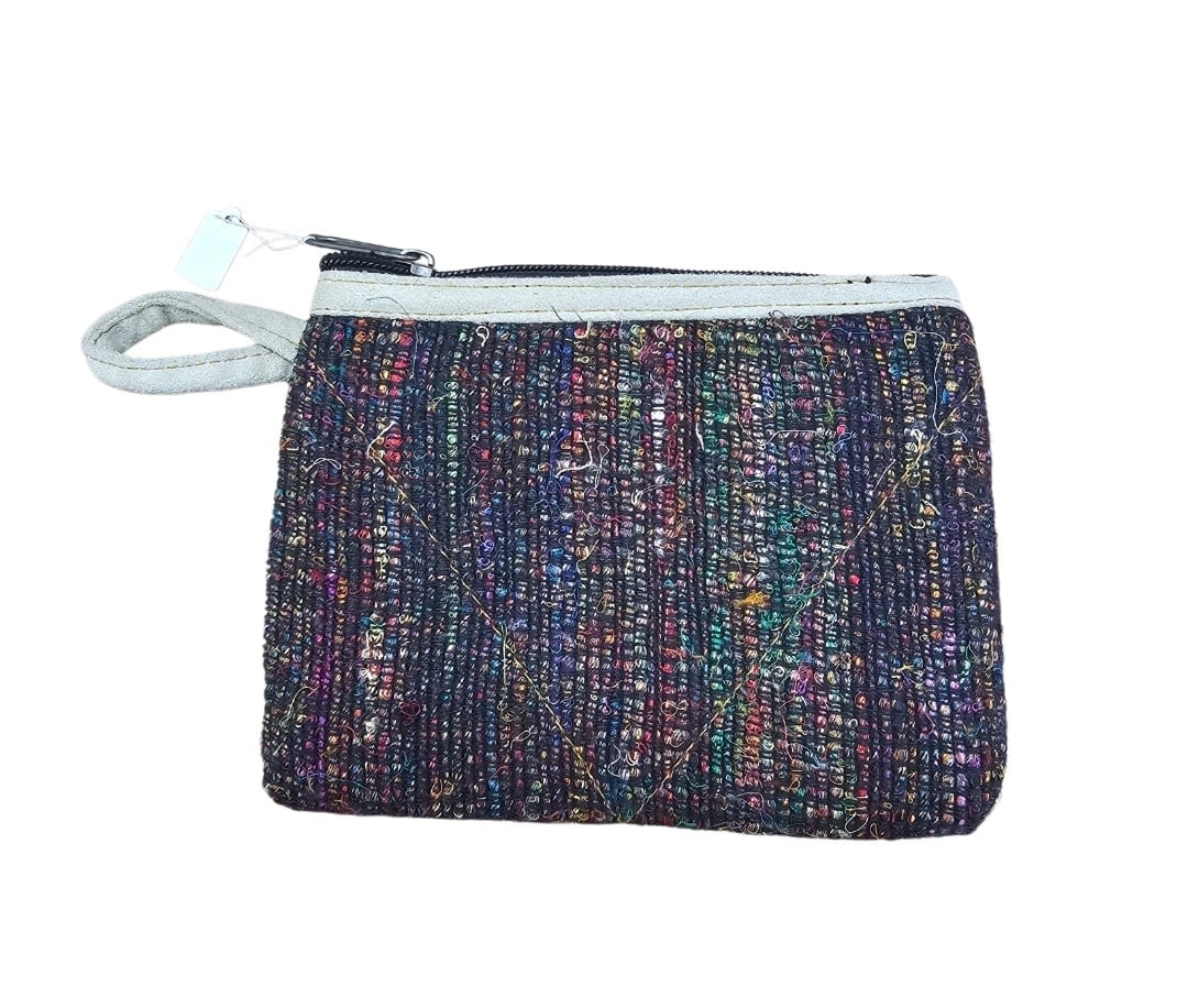 Recycle silk and hemp purses