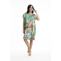 Orientique Australia Hanalei Square Neckline Dress