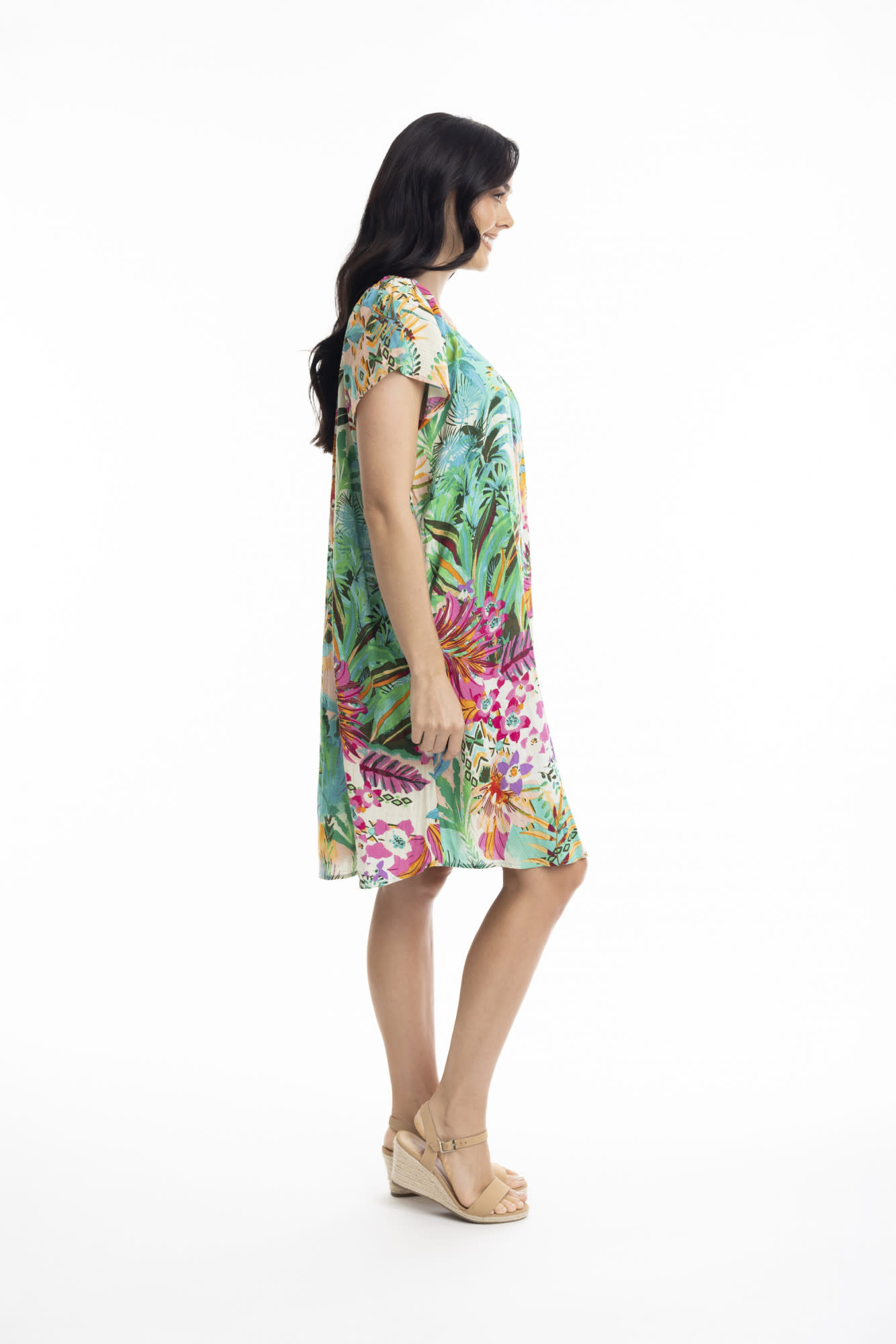 Orientique Australia Hanalei Square Neckline Dress