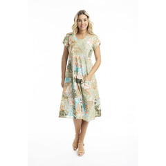 Orientique Australia Algarve Bias Dress - Size 8