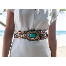 Art n Vintage Sammy Belt - Oak Multi