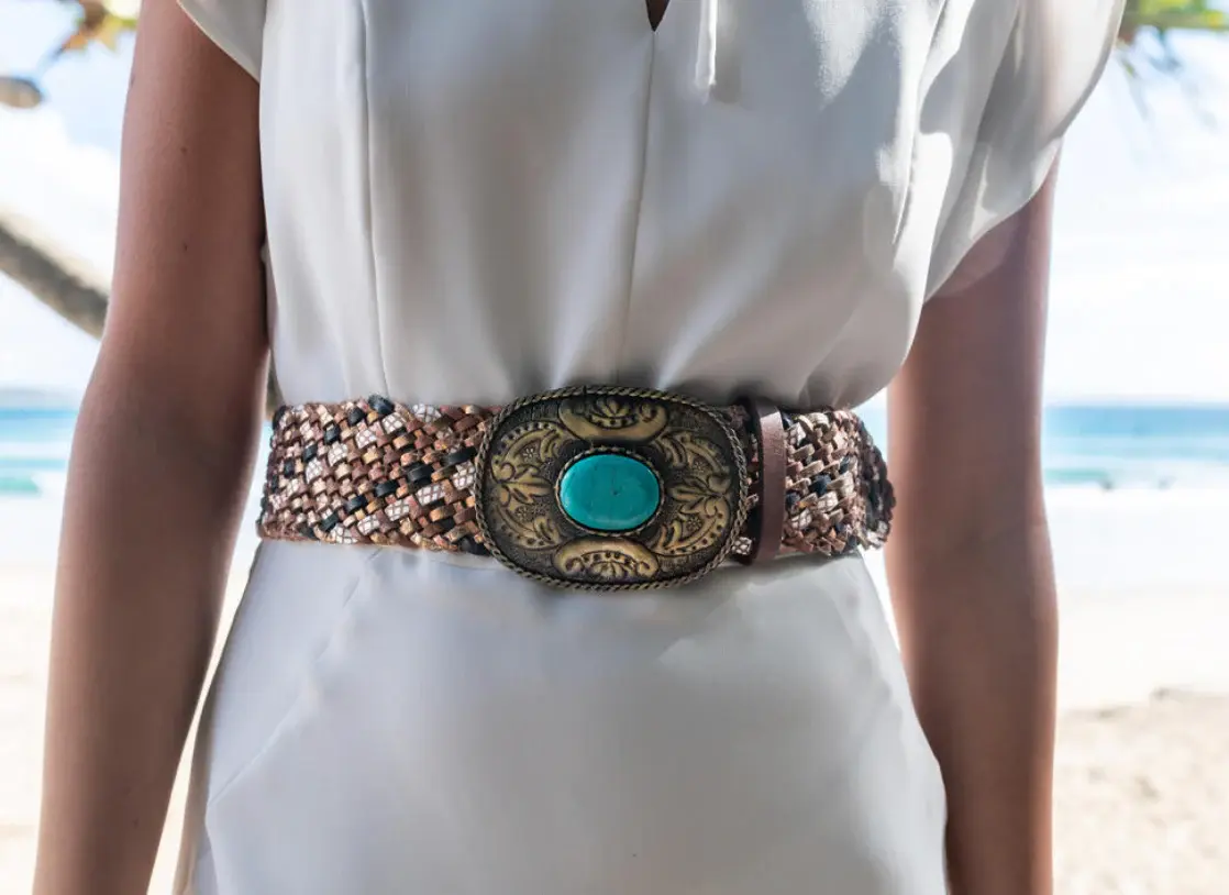 Art n Vintage Sammy Belt - Oak Multi