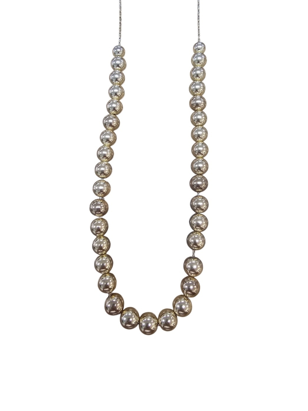 Blue Scarab Gold Ball Chain