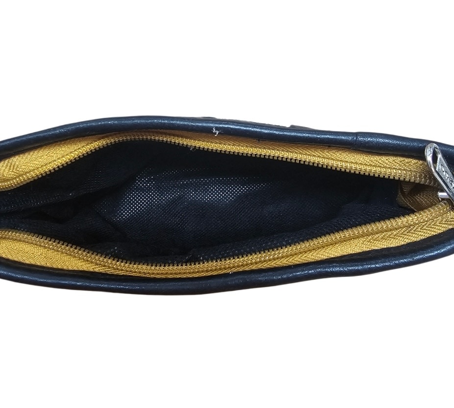 Bongo Python Leather Clutch