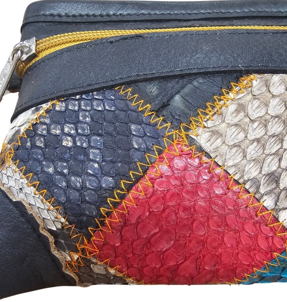 Congo Python Clutch