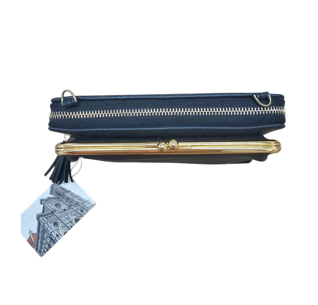 Little Secrets Louise Black Clutch Crossover Handbag