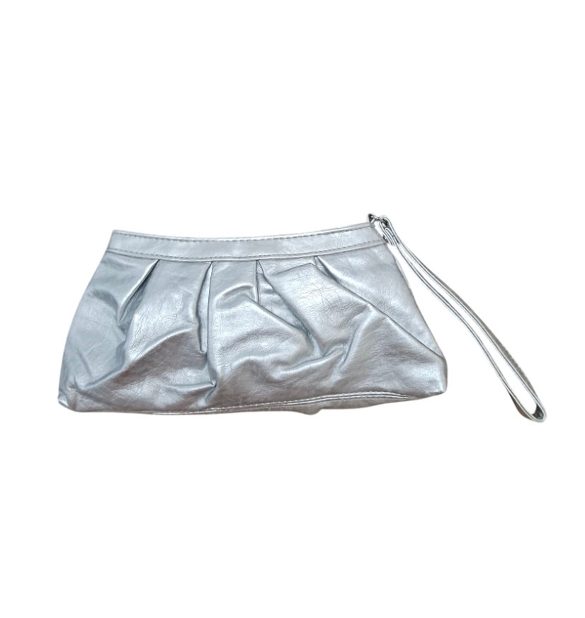 Little Secrets Jules Silver Clutch Handbag