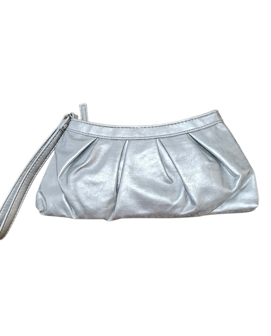 Little Secrets Jules Silver Clutch Handbag
