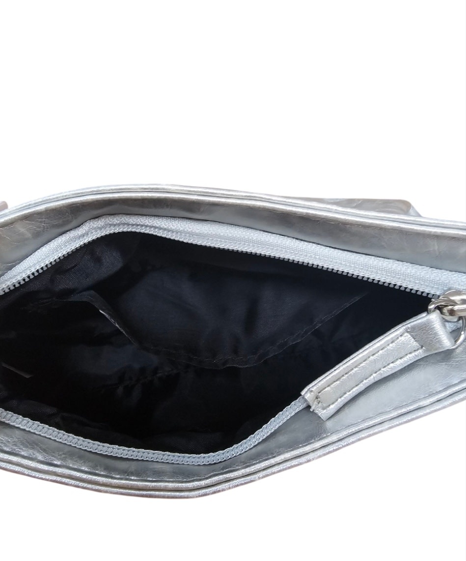 Little Secrets Jules Silver Clutch Handbag
