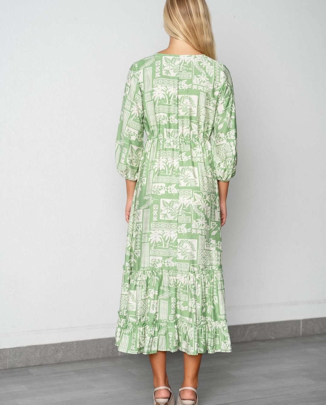 Willow Tree Rebecca Sage Tiered Dress