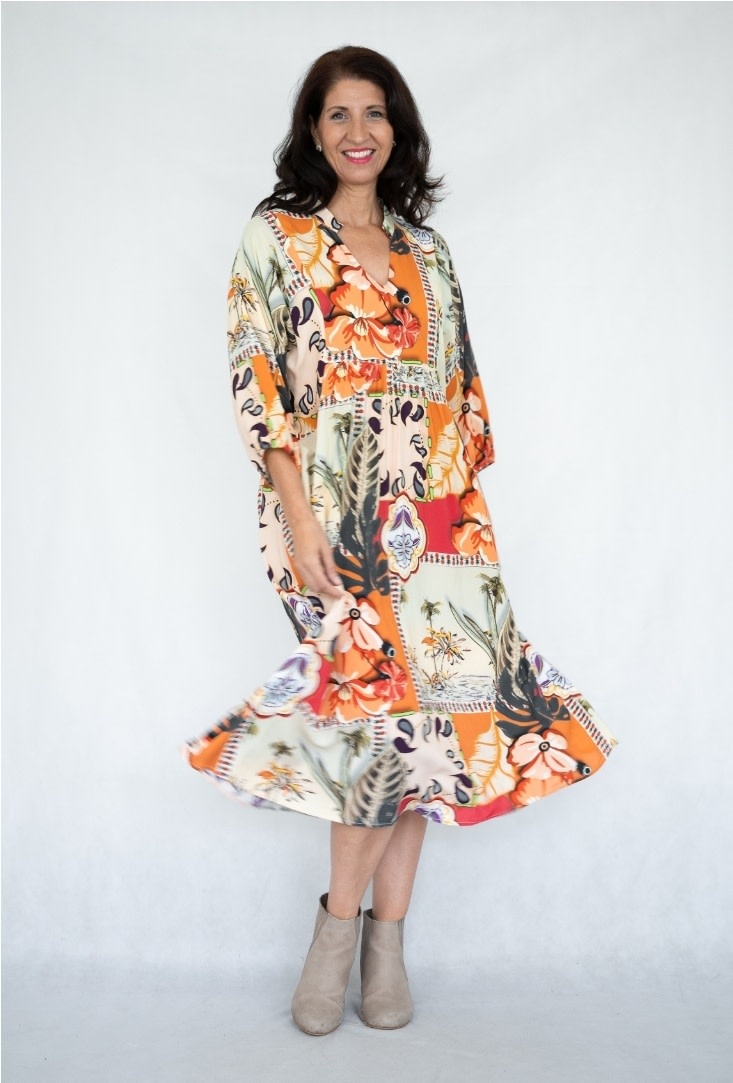 Willow Tree Julie Floral Peasant Dress