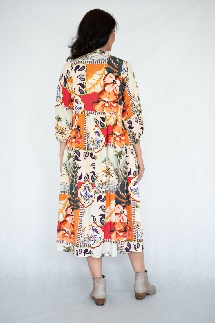 Willow Tree Julie Floral Peasant Dress