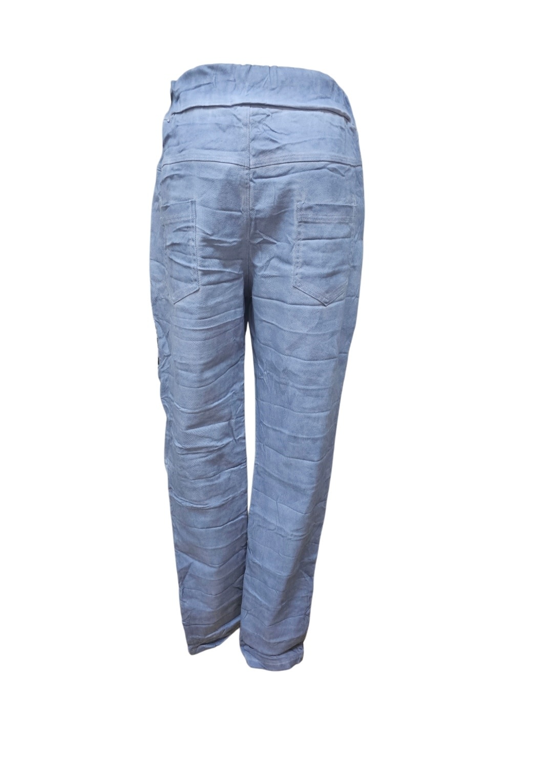 Indigo Designs Leopard Detail Denim Jeans