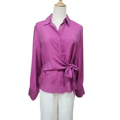 Salty Bright Sassy Magenta Tie Top