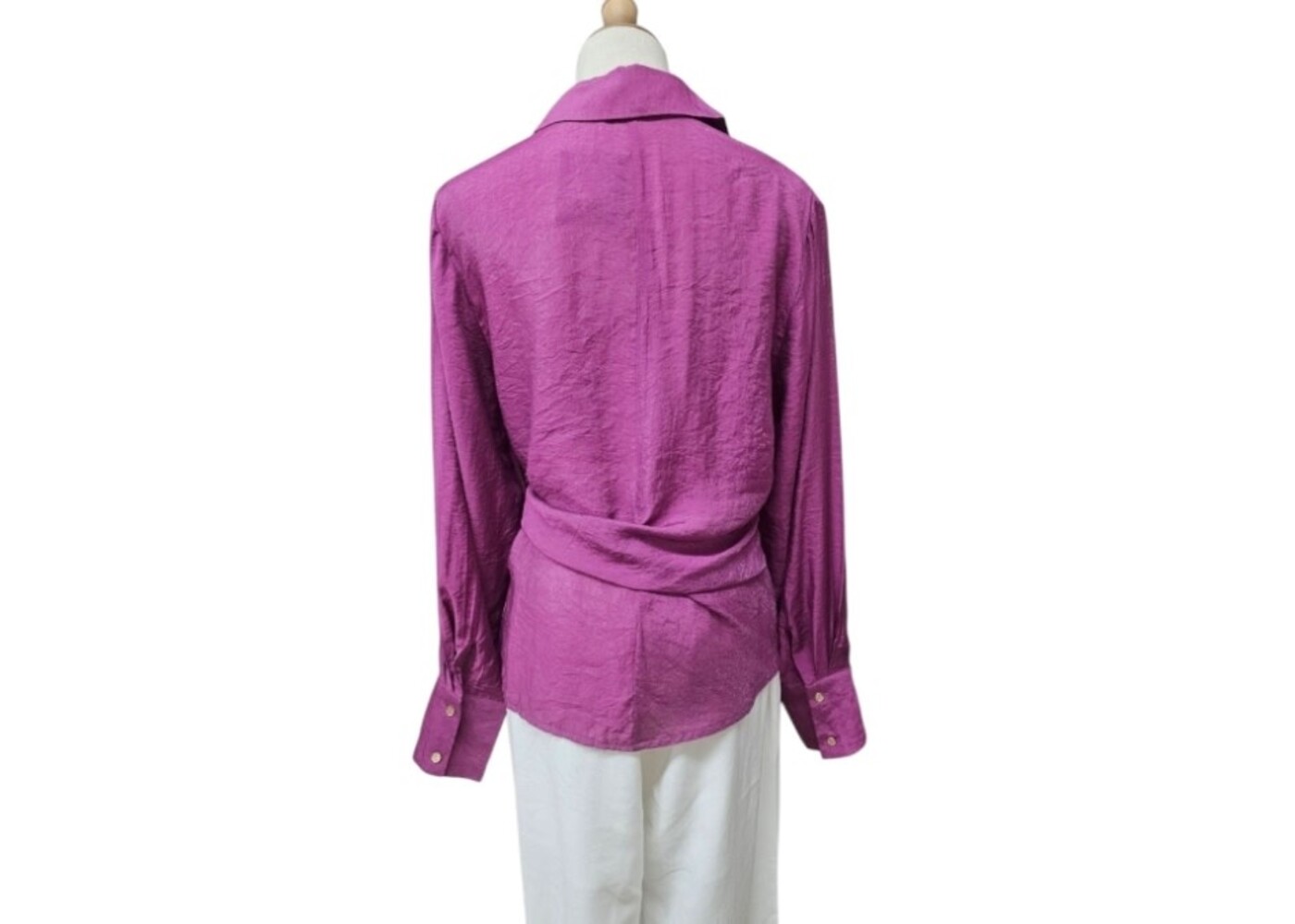 Salty Bright Sassy Magenta Tie Top