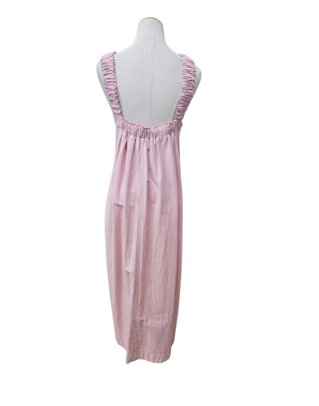 Savarna Tribe Lola Blush Pink Linen Dress