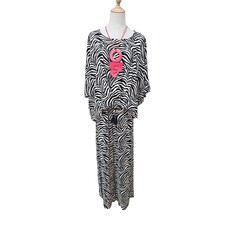 Mango Sunrise Zebra Print Paradise Pant