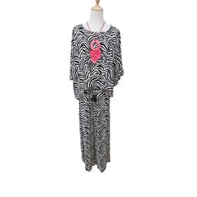 Mango Sunrise Zebra Print Paradise Pant