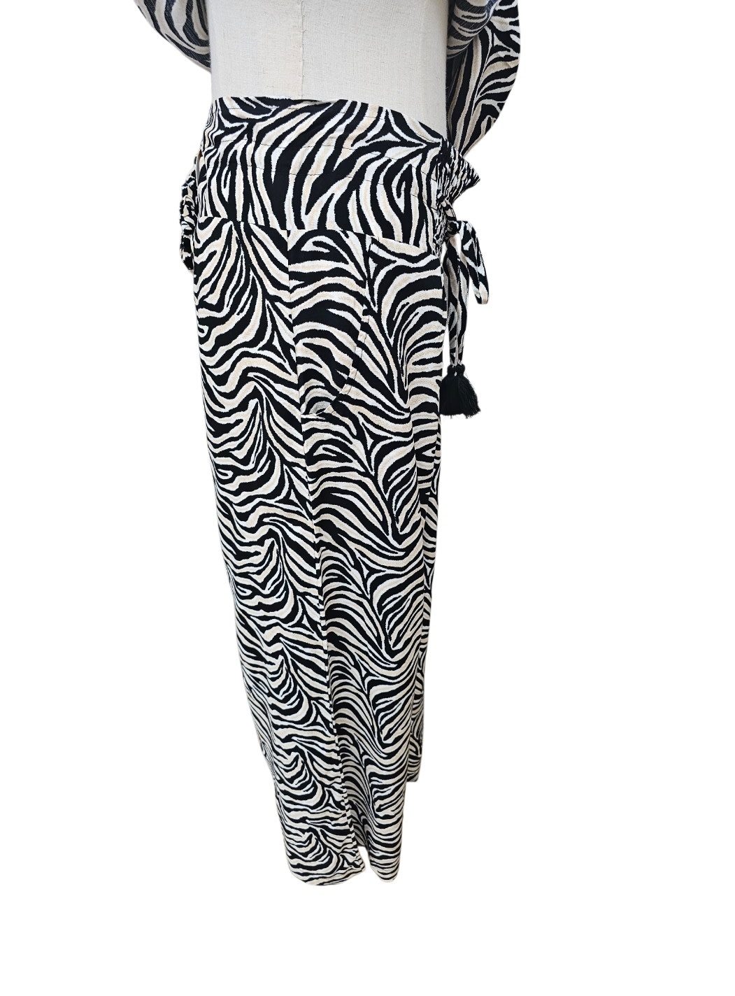 Mango Sunrise Zebra Print Paradise Pant