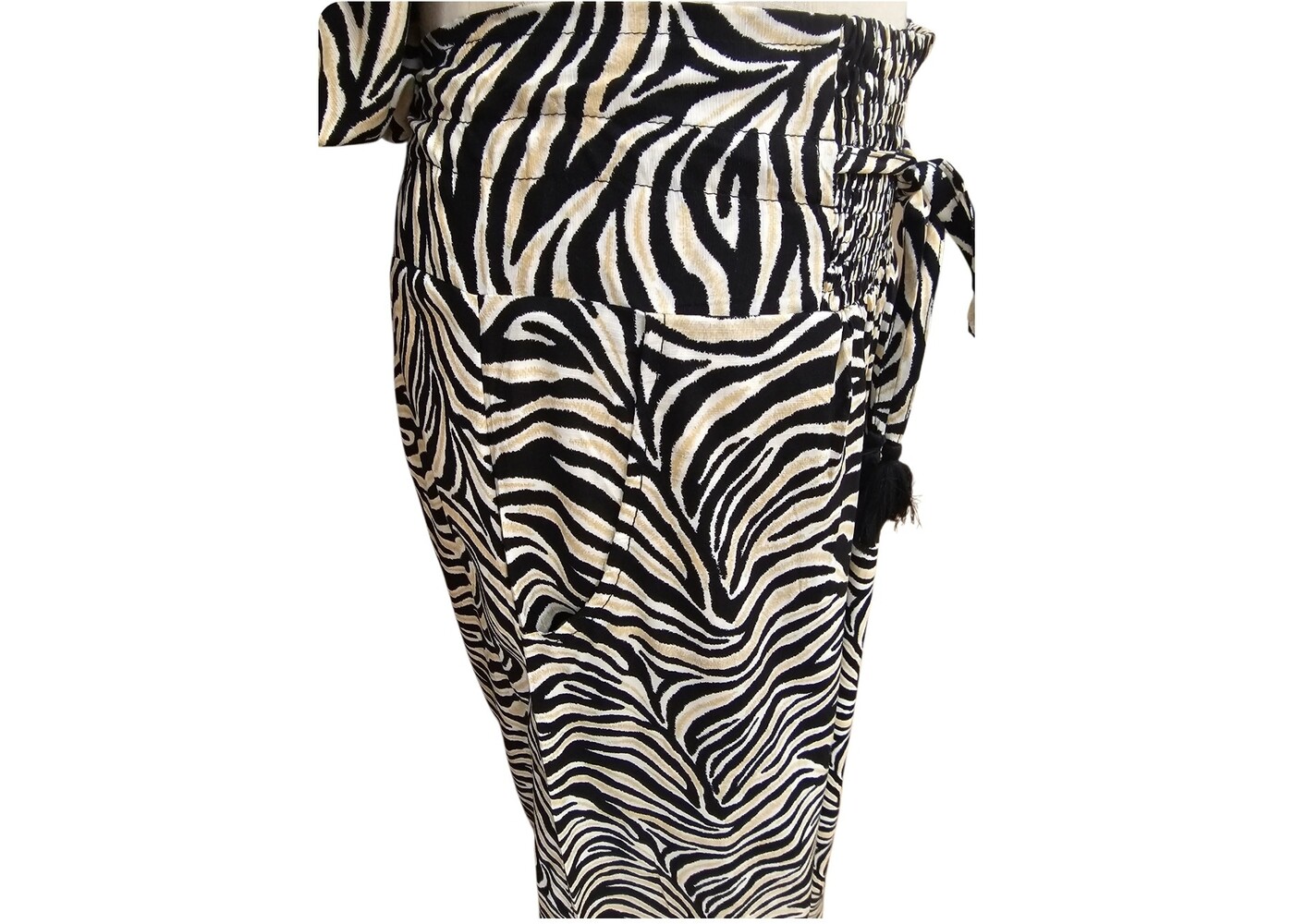 Mango Sunrise Zebra Print Paradise Pant