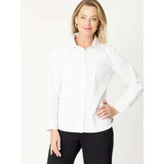 Cordelia St Essential White Cotton Shirt
