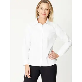 Cordelia St Essential White Cotton Shirt