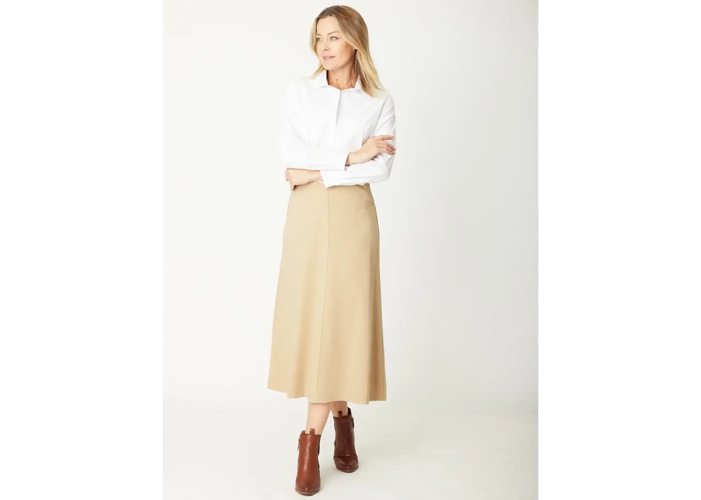 Cordelia St Essential White Cotton Shirt