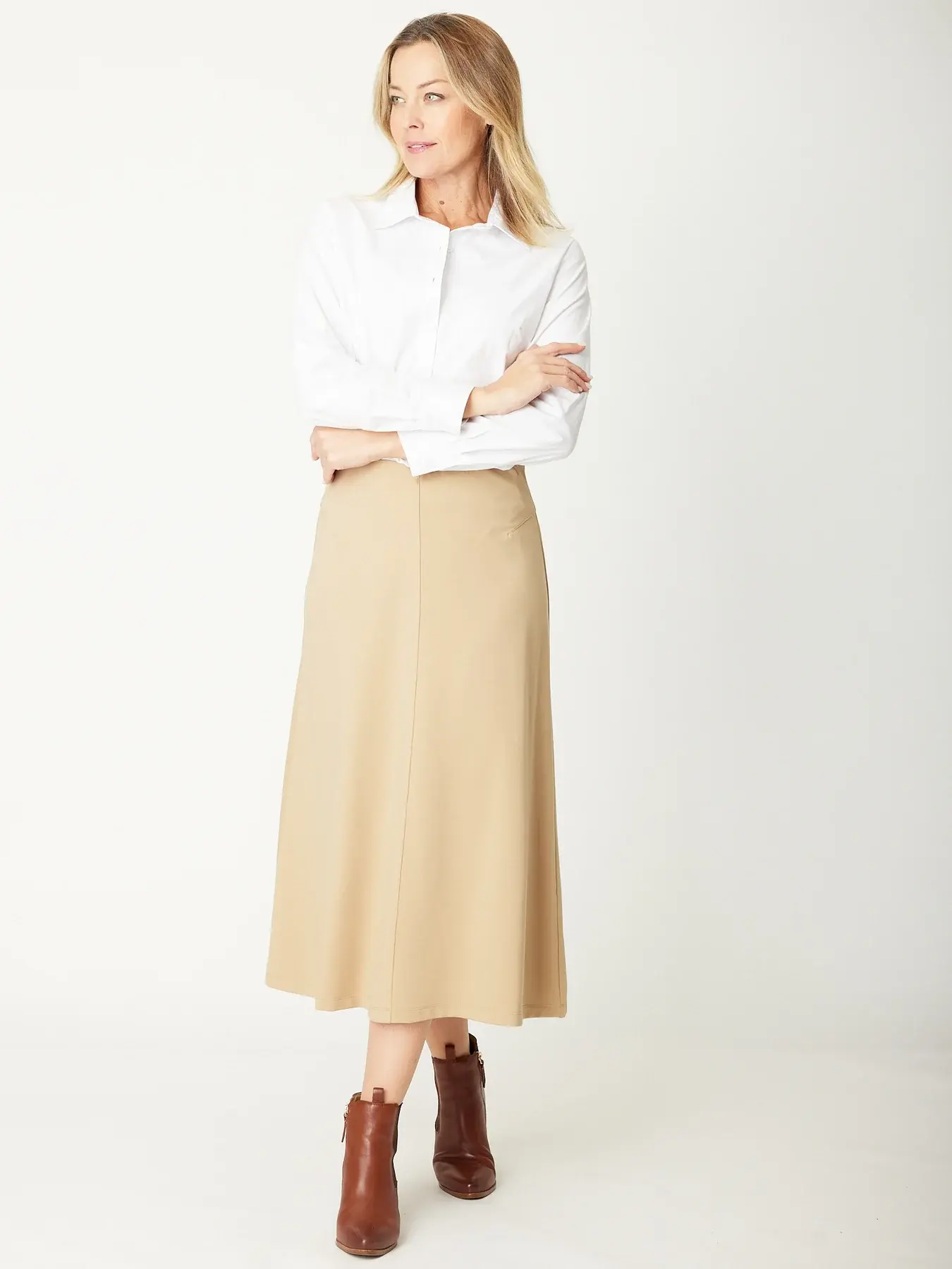 Cordelia St Essential White Cotton Shirt