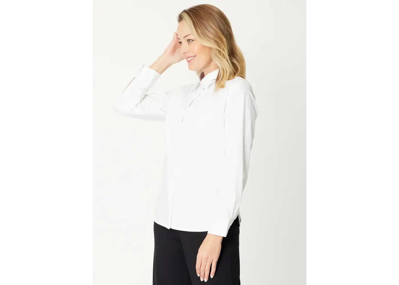 Cordelia St Essential White Cotton Shirt