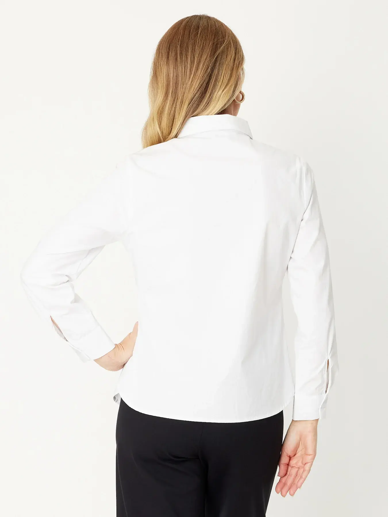Cordelia St Essential White Cotton Shirt