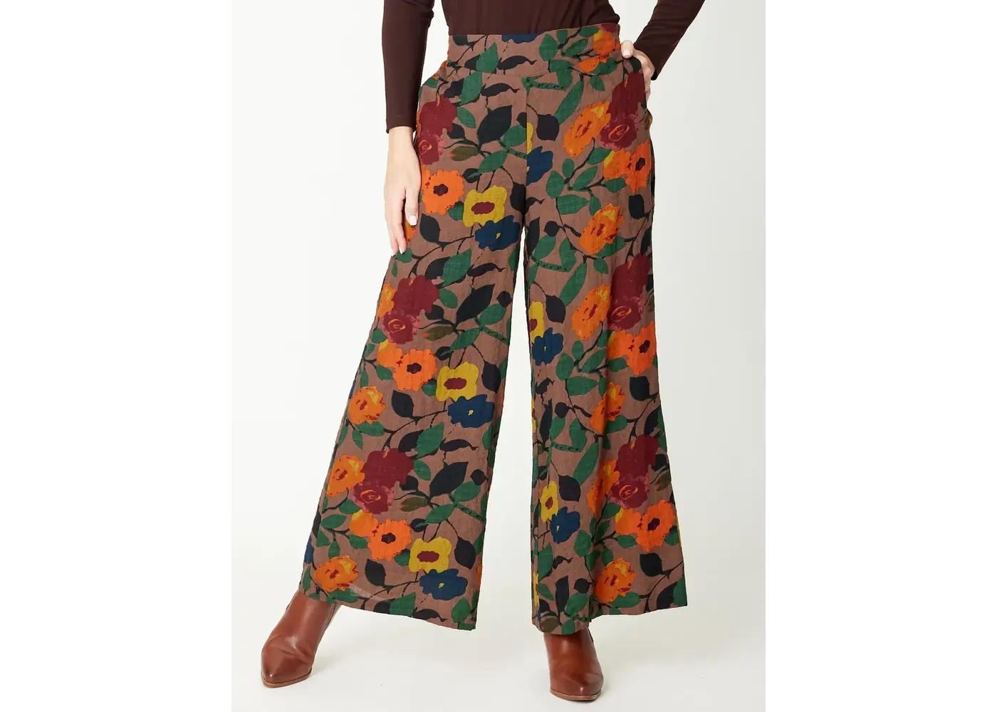 Cordelia St Teresa Floral Wide Leg Pant