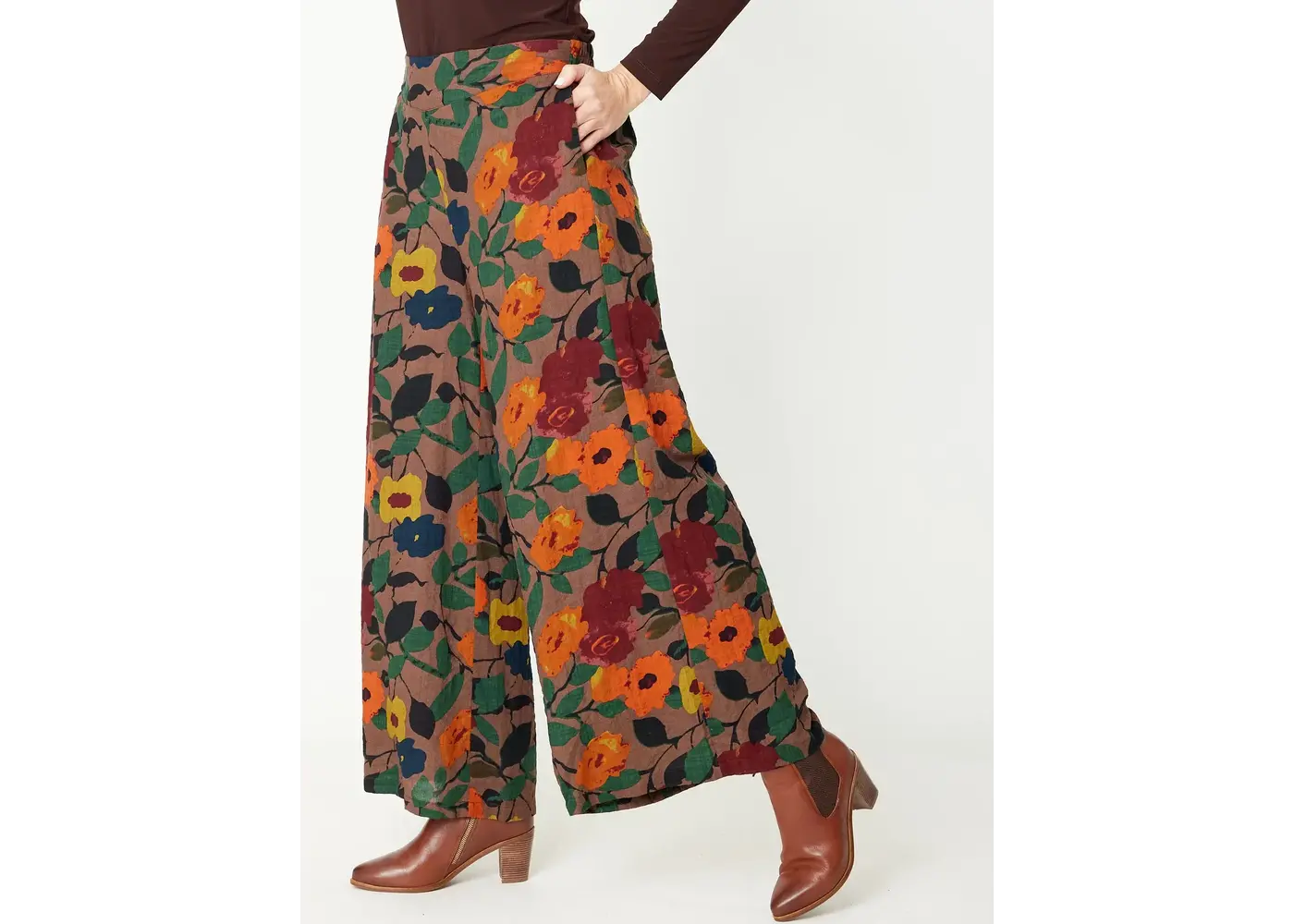 Cordelia St Teresa Floral Wide Leg Pant
