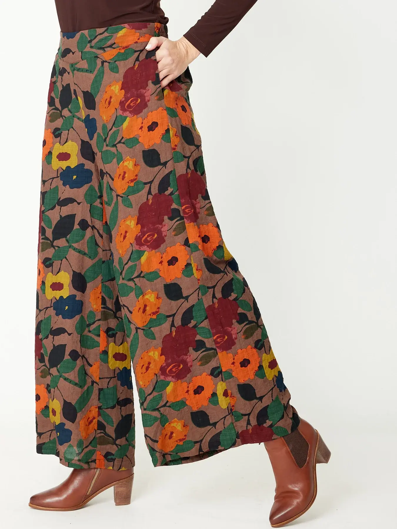 Cordelia St Teresa Floral Wide Leg Pant