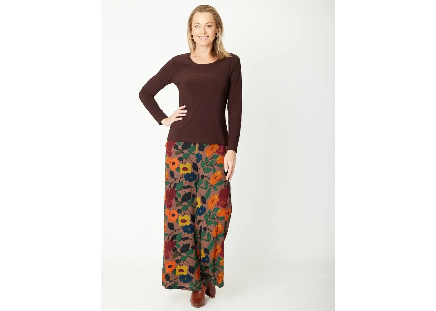 Cordelia St Teresa Floral Wide Leg Pant