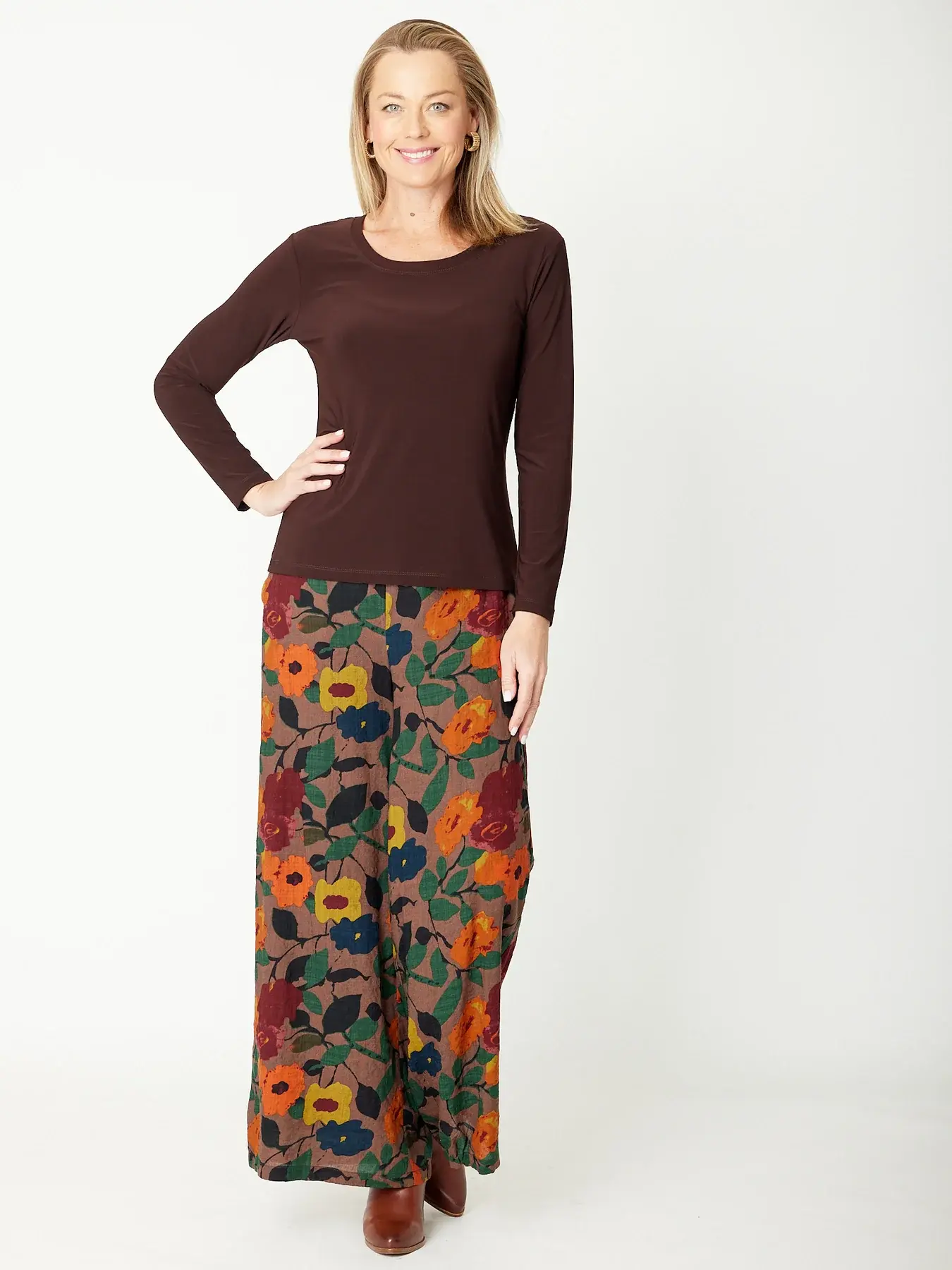 Cordelia St Teresa Floral Wide Leg Pant