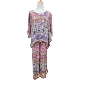 Mango Sunrise Purple Molly Top