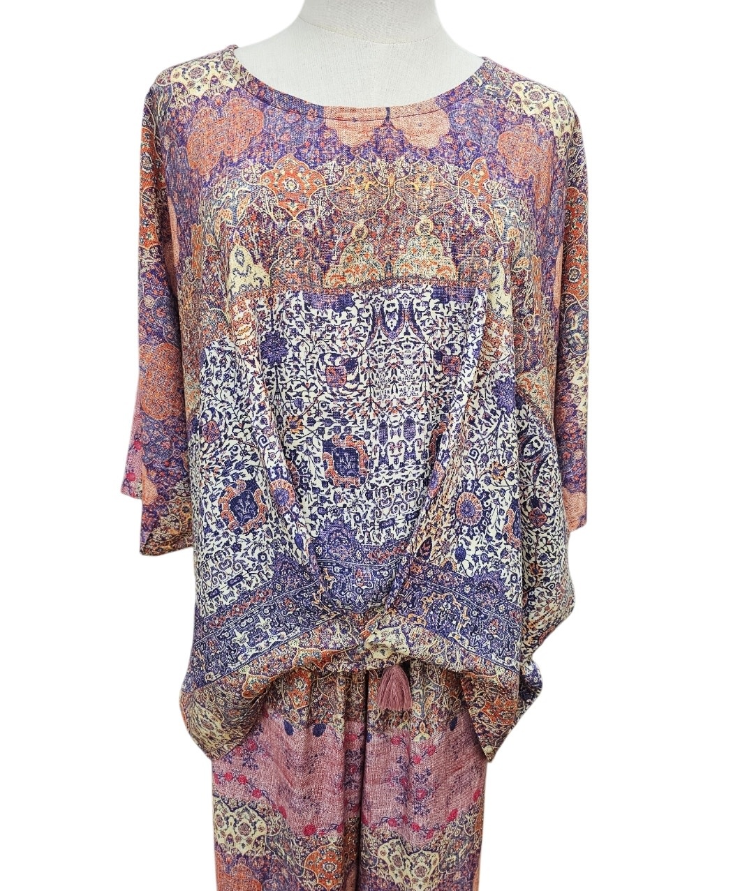 Mango Sunrise Purple Molly Top