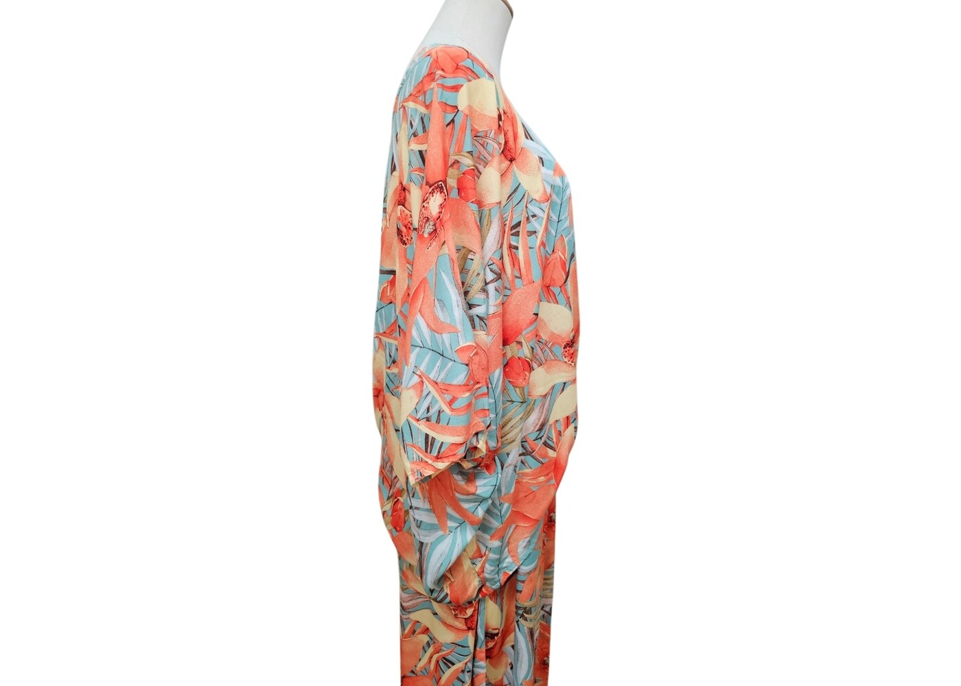 Mango Sunrise Orange Floral Molly Top