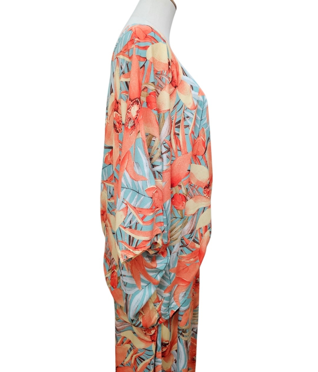 Mango Sunrise Orange Floral Molly Top