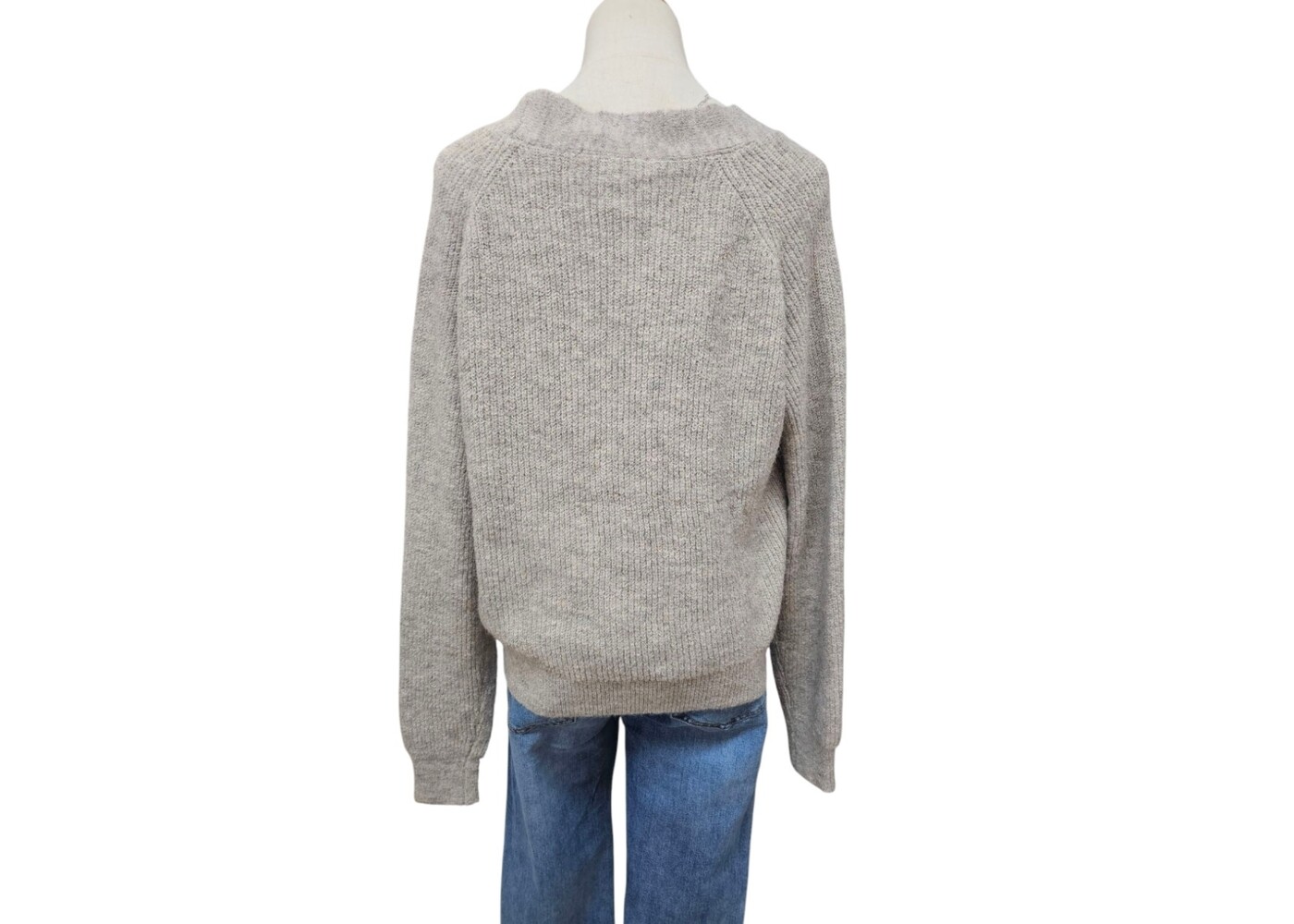 Luna Sky Recycled Soft Yarn Cardigan - Oatmeal