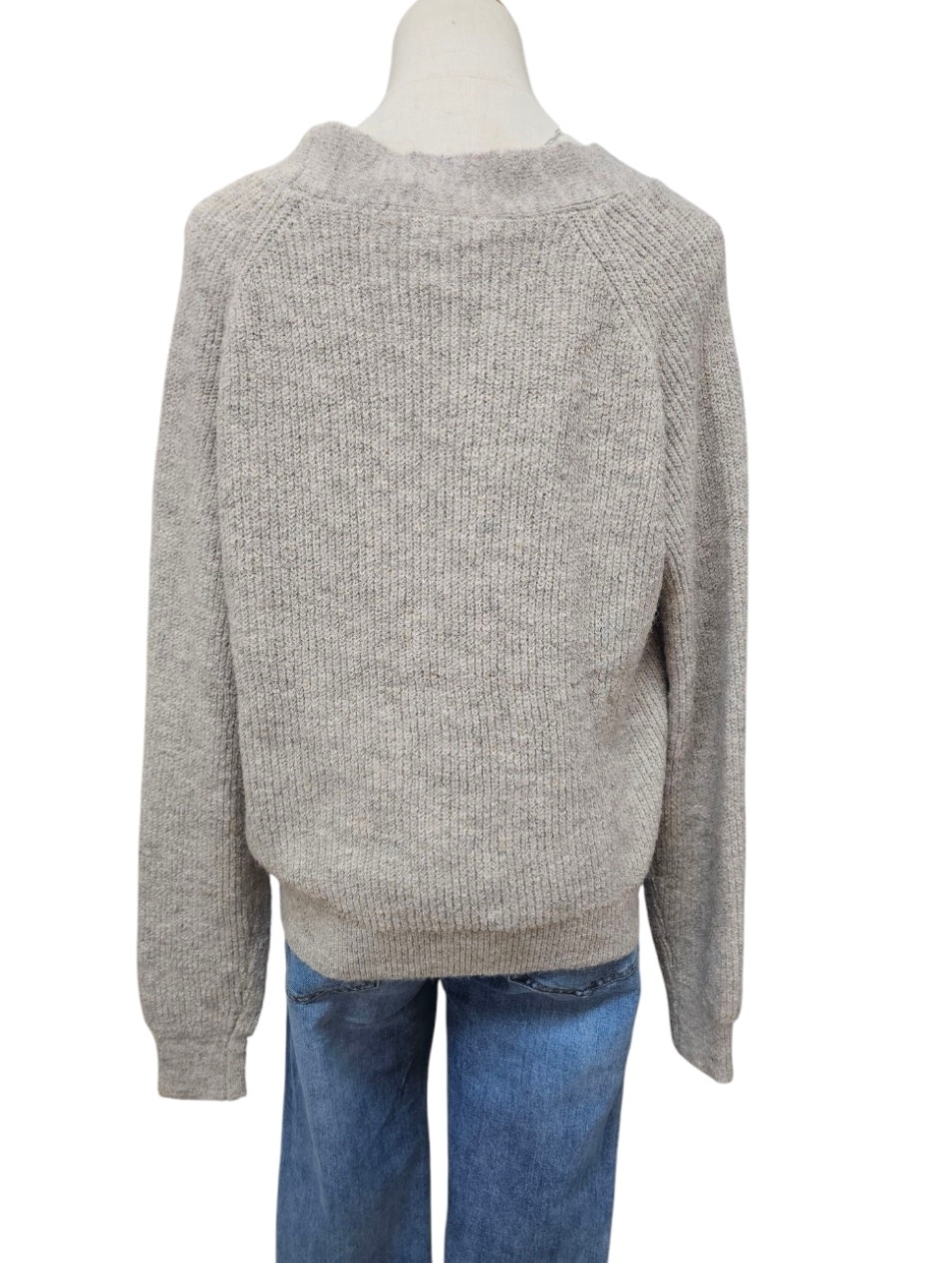 Luna Sky Recycled Soft Yarn Cardigan - Oatmeal