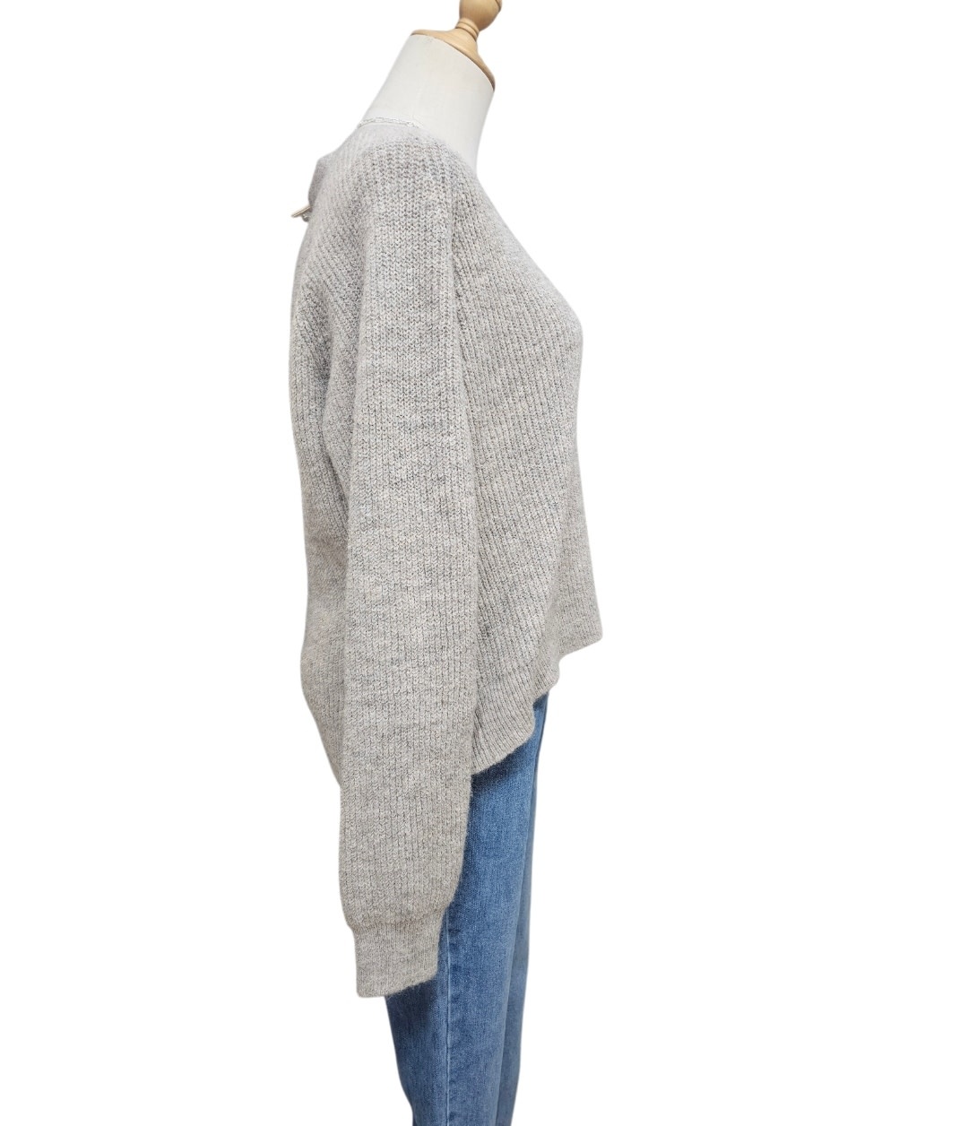 Luna Sky Recycled Soft Yarn Cardigan - Oatmeal