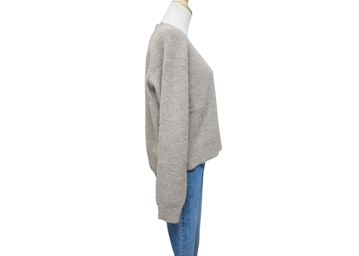 Luna Sky Recycled Soft Yarn Cardigan - Chocolate