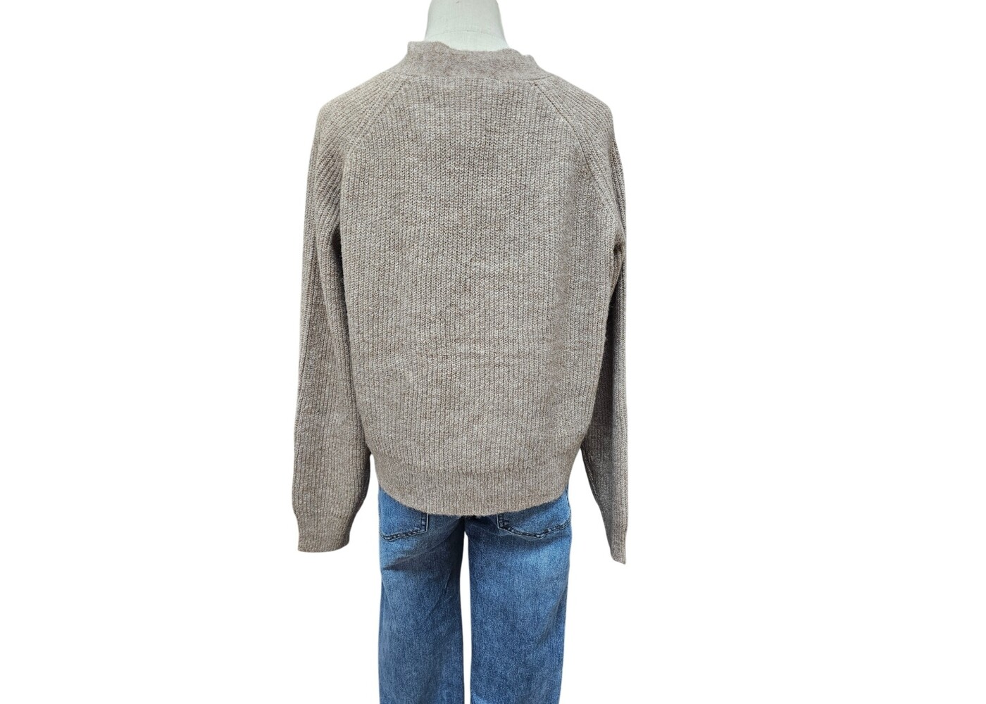 Luna Sky Recycled Soft Yarn Cardigan - Chocolate