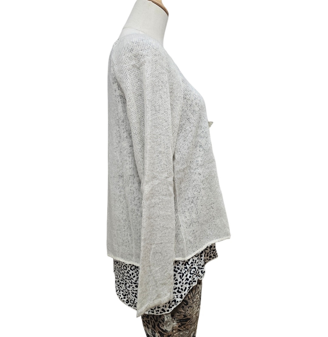 Vera May Italian Star Detail Top - Sabbia