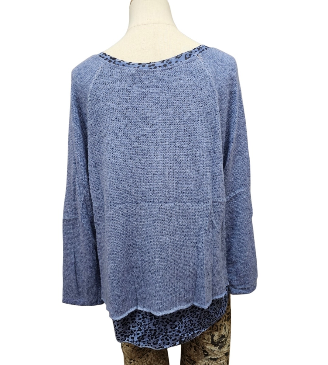 Vera May Italian Star Detail Top - Denim