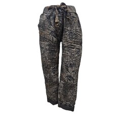 Vera May Leopard Italian Pants -Chocolate - L/XL 14-16