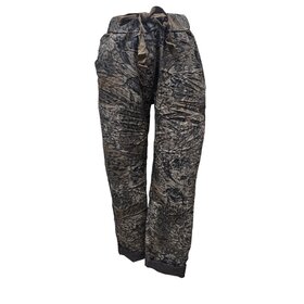 Vera May Leopard Italian Pants -Chocolate - L/XL 14-16