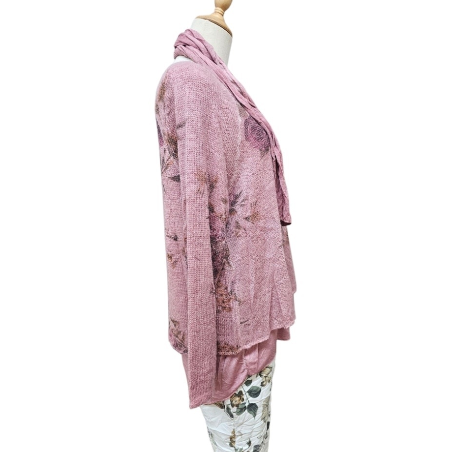 Vera May Floral 2 in 1 Top - Rosa