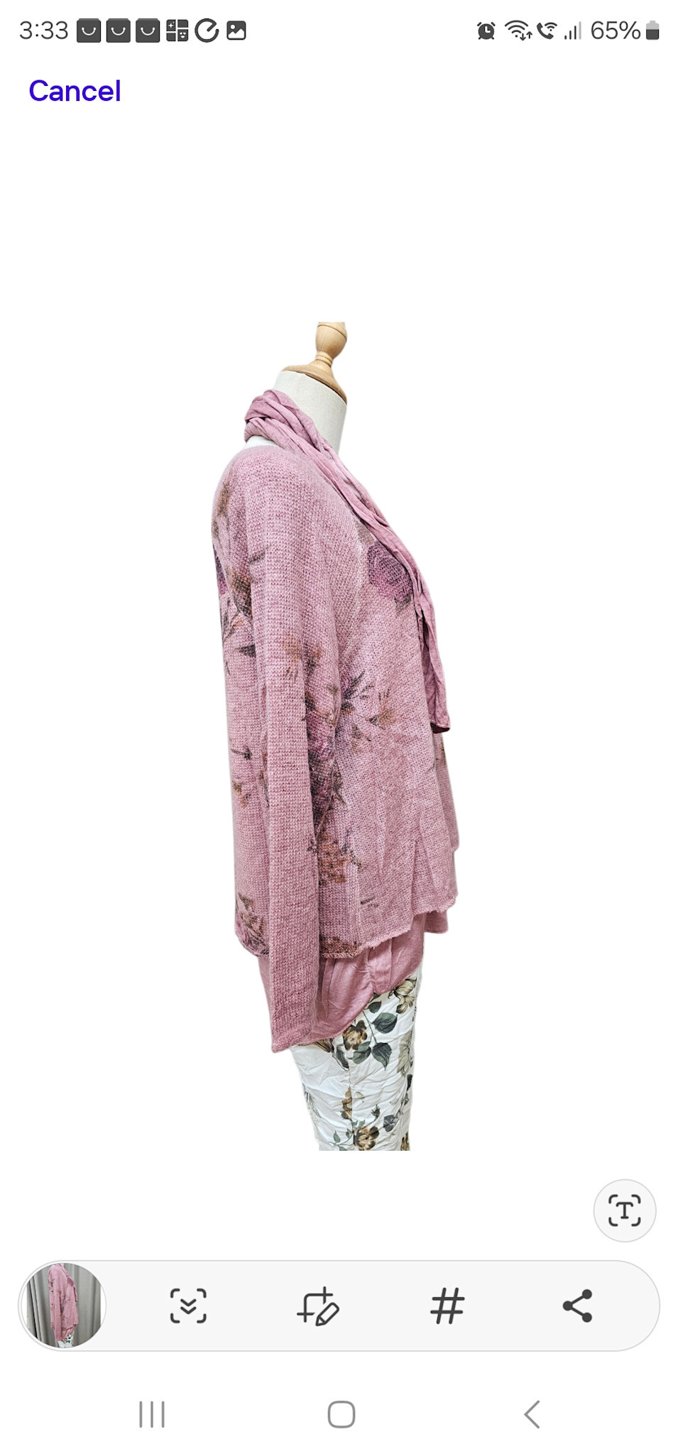 Vera May Floral 2 in 1 Top - Rosa